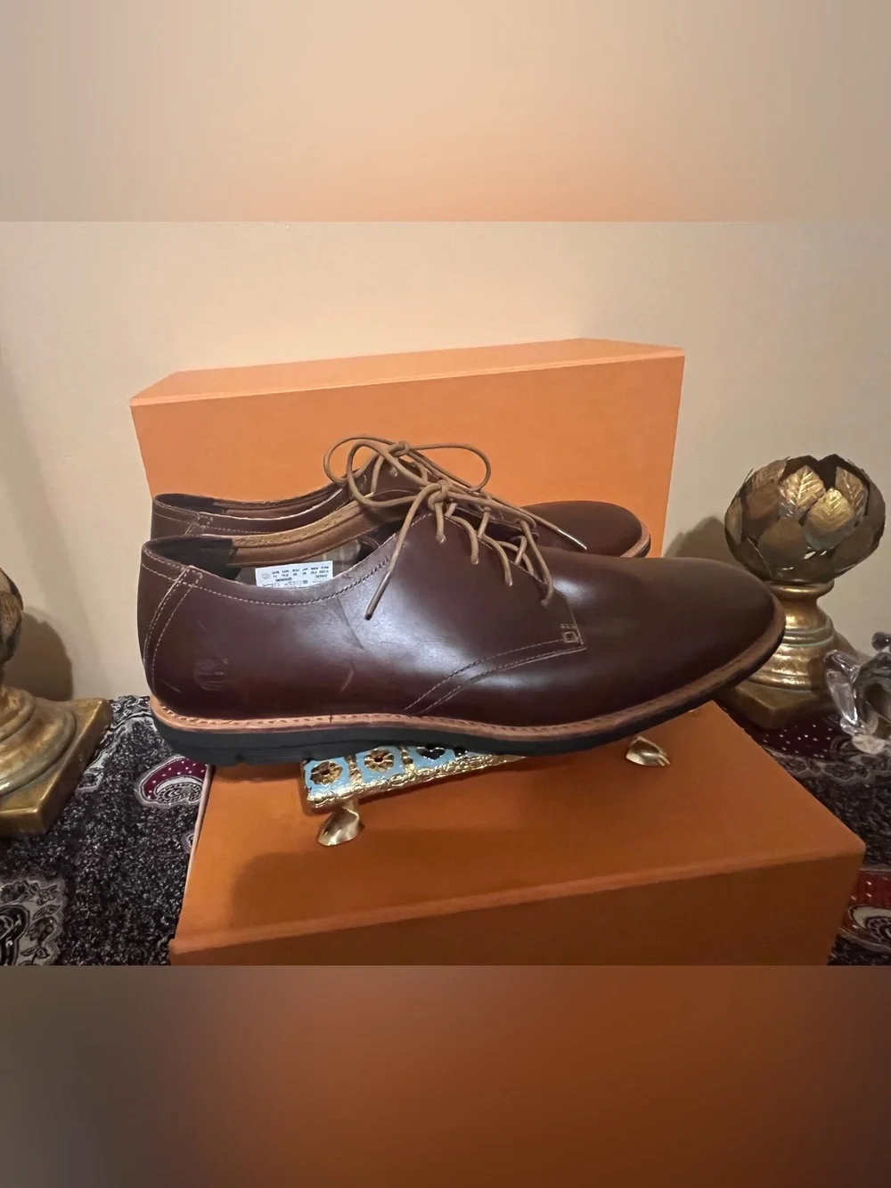 Timberland EK Kempton Men’s Brown Oxford Shoes Sz 11  #9006B.